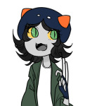  action_claws nepeta_leijon request solo stripedpants 