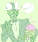 2016 arm_around_shoulder clover clover_with_a_mouth coin_toss felt fullres heart quarters redrom shipping starter_outfit text threeheadedhydra word_balloon