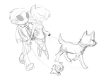  animals becquerel dave_strider grayscale holding_hands jade_harley maci redrom shipping sketch spacetime wip 