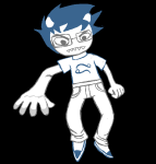  2021 annieisapeaperson casual fashion fullres fusion john_egbert karkat_vantas monochrome solo theme_coloring 