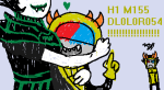  2015 ancestors dancestors fullres head_out_of_frame heart hug jaggy_lines mituna_captor sailorbeefcake scribble_mode starter_outfit text the_dolorosa the_psiioniic 