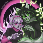  2025 black_squiddle_dress body_modification diimplekun dogtail dogtier fullres godtier grimbark grimdark jade_harley rose_lalonde space_aspect thorns_of_oglogoth witch 