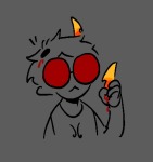 2025 amputation blood fullres headshot hiveswap lineart sketch solo starter_outfit unnamed_character vikary401