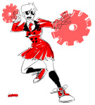  2012 aspect_powers au crossdressing dave_strider fashion formal fullres gears monochrome raakelh solo time_aspect 