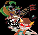  1s_th1s_you crossover dave_strider image_manipulation instrument my_dad_the_rock_star niko terezi_pyrope word_balloon 