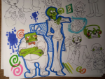  2023 arms_crossed art_dump caliborn calliope cherubim fullres gamzee_makara headshot kanaya_maryam lineart pencil roxy_lalonde starter_outfit szkraft220 