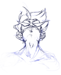 2012 dirk_strider fullres headshot lineart monochrome sketch solo worthikids
