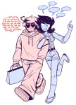  2025 arm_in_arm blush casual crossover dave_strider fashion fullres hammertime heart john_egbert monster4lyfe nintendo redrom rule63 shipping sweat the_legend_of_zelda theme_coloring thought_balloon word_balloon 