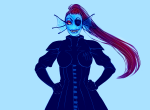  2016 alisonnyash ancestors crossover eyepatch fullres marquise_spinneret_mindfang no_hat solo starter_outfit undertale 