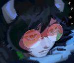  2026 aspect_symbol candy_timeline dogtier fullres green_army_suit headshot homestuck:_beyond_canon inauguraldeath jade_harley solo space_aspect stars 