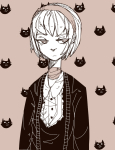  cats fashion formal monochrome rose_lalonde royallie solo 