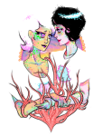  cottoncandy holding_hands jane_crocker red_miles redrom roxy_lalonde shipping transparent victorylamp 