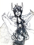  fantroll grayscale lusus magedon pencil 