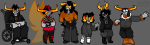  2026 chixie_roixmr dammek dancestors freckles fullres hiveswap jaggy_lines lizardcakezzz nitrams rufioh_nitram sitting skylla_koriga starter_outfit tavros_nitram vikare_ratite wheelchair 