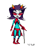 2013 666bot animated dragon_cane fullres legislacerator_suit pixel solo terezi_pyrope transparent