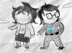  2026 clouds doctoraiama fullres grayscale highlight_color hiveswap joey_claire jude_harley monochrome starter_outfit 
