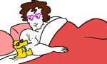  bed fankid glasses_added heart lemonsnout redrom scalemates shipping skellyanon smoking 