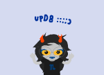  2011 animated babies fullres jaggy_lines mr-ru solo starter_outfit text update vriska_serket what_now 