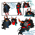  2026 amputation ancestors blackrom blinded_mindfang blindfang comic dragon_staff fullres hat jaggy_lines kiss marquise-spinneret-mindfag marquise_spinneret_mindfang neophyte_redglare punstuck shipping starter_outfit text 