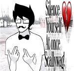  1s_th1s_you 2025 casual facial_hair fullres grayscale heart highlight_color image_manipulation jaggy_lines jake_english meme monochrome myriadserased solo text 