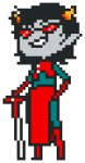2012 dragon_cane feastings flash_asset fullres legislacerator_suit pixel solo terezi_pyrope transparent walksprite