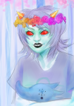  2014 alisonnyash flower_crown flowers fullres no_glasses scalemates solo starter_outfit terezi_pyrope trees 