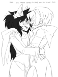  2025 blush body_modification dogtier fullres godtier grayscale guns_and_roses jade_harley light_aspect mistigri0000 monochrome redrom rose_lalonde seer shipping sketch space_aspect sweat text witch 