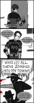  2011 artificial_limb blood comic crossover dd diamonds_droog fedora fullres hat headshot jack_noir profile resident_evil spades_slick strife text verbokinesis word_balloon 
