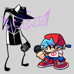 2024 animated crossover fedora friday_night_funkin&#039; fullres hat jack_noir ladycorthon microphone native_source spades_slick text