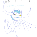  2024 fullres gcatavrosprite highlight_color jaggy_lines melerbytes sketch solo sprite sweat text 