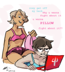  computer cottoncandy fuoco jane_crocker on_stomach redrom roxy_lalonde shipping undergarments 