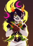  2018 aspect_symbol fullres hilaletto hiveswap konyyl_okimaw light_aspect pink_moon solo starter_outfit weapon 