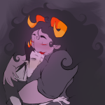  2024 2spooky aradia_megido blind_sollux chubstuck fullres headshot hug jaggy_lines no_glasses obscenicon shipping sollux_captor starter_outfit transtuck 