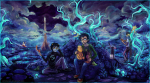  2014 bro casey clawsickle clouds fullres john&#039;s_vriska_outfit john_egbert karkat_vantas land_of_wind_and_shade lil_cal liv_tyler sitting smuppets starter_outfit uchihalao 