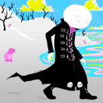  2012 animated black_squiddle_dress clouds consorts fashion fullres image_manipulation jaggy_lines land_of_light_and_rain ocean rose_lalonde rule63 solo sweat trees turtles yorsh 