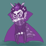  chibi empiricist&#039;s_wand eridan_ampora inexact_source limited_palette solo sourcing_attempted 