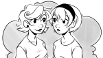  grayscale rose_lalonde roxy_lalonde snowstucked 