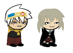  2012 crossover fullres jaggy_lines sleuthinglicorice soul_eater sprite_mode text 