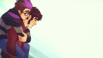  carrying eridan_ampora erisol humanized inkskratches no_glasses profile redrom reverse_hug shipping sollux_captor wallpaper 
