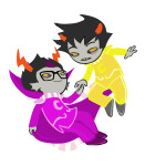  2025 dreamself eridan_ampora fullres holding_hands karkar1987 karkat_vantas shipping sickleback smiling_eridan 