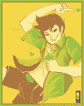  animated heart jake_english jellyflavoured limited_palette no_glasses solo starter_outfit 