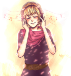 cheese3d freckles headphones music_note rose_lalonde solo 
