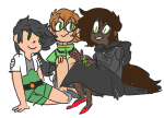  bravest_warriors crossover godtier jade_harley pumpkincravings reminders sitting space_aspect voltron witch 