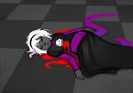 2015 black_squiddle_dress blood dead flash_asset fullres grimdark ikimaru lying rose_lalonde solo