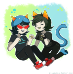  broken_source cat_hat nepeta_leijon no_hat playbunny redrom request scratch_and_sniff shipping terezi_pyrope 