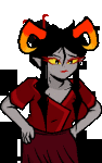 2025 animated damara_megido dancestors fullres iceflower99 jaggy_lines solo starter_outfit talksprite transparent