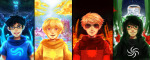  aspect_symbol beta_kids breath_aspect dave_strider dogtier godtier headshot heir impudentkid jade_harley john_egbert knight land_of_frost_and_frogs land_of_heat_and_clockwork land_of_light_and_rain land_of_wind_and_shade light_aspect rose_lalonde seer space_aspect time_aspect witch 