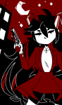  2018 aradia_megido city fashion fullres gun handgun karmagicians monochrome moon night solo stars weapon 