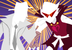  2025 body_modification dad dirk_strider fedora fullres godtier hat heart_aspect homestuck:_beyond_canon jaggy_lines ladycorthon meat_timeline native_source prince silhouette strife ultimate_dirk 