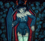  2024 amputation aranea_serket blood chomplicated dancestors dream_ghost eyesquick flowers fullres solo starter_outfit 